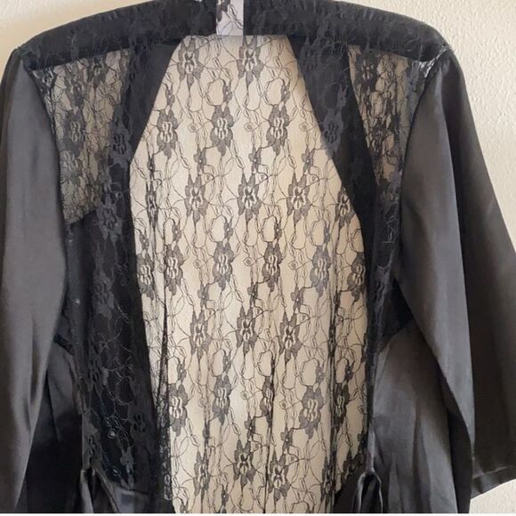 Sexy Black Robe Size Large - Picture 5 of 6